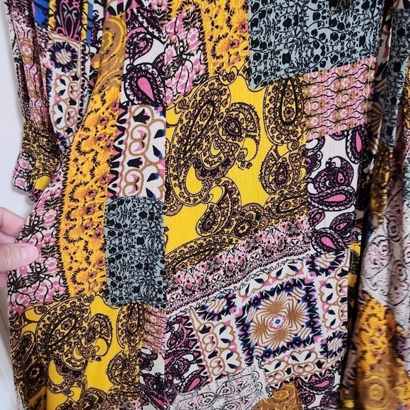 NWT Anthropologie Skies are Blue Alora printed wrap mini Dress - Picture 5 of 11